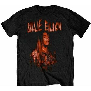 Billie Eilish Ing Spooky Logo Unisex Black S kép