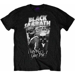 Black Sabbath Ing Never Say Die Unisex Black 2XL kép