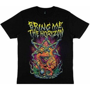 Bring Me The Horizon Ing Smoking Dinosaur Unisex Black XL kép