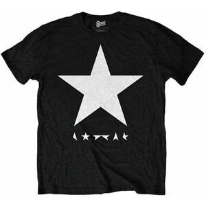 David Bowie Ing Blackstar (White Star on Black) Unisex Black 2XL kép