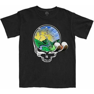 Grateful Dead Ing Skeles Stepping Unisex Black L kép