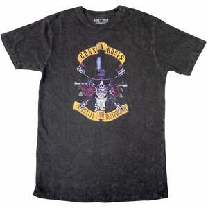 Guns N' Roses Ing Appetite Washed Unisex Dip-Dye on Black 2XL kép