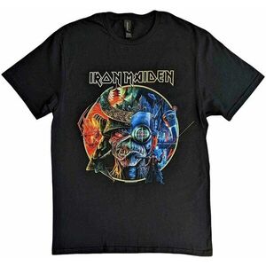 Iron Maiden Ing The Future Past Tour '23 Circle Art Unisex Black 2XL kép