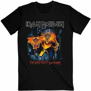 Iron Maiden Ing Number Of The Beast Eddie Panel Burst Unisex Black 2XL kép