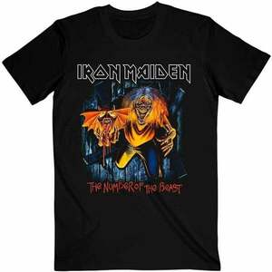 Iron Maiden Ing Number Of The Beast Eddie Panel Burst Unisex Black L kép