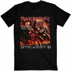 Iron Maiden Ing Number Of The Beast The Beast On The Road Vintage Unisex Black L kép