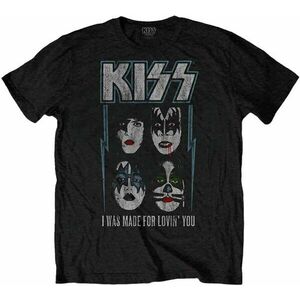 Kiss Ing Made For Lovin' You Unisex Black M kép