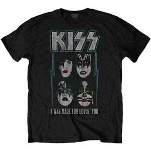 Kiss Ing Made For Lovin' You Unisex Black S kép