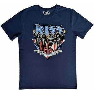 Kiss Ing Americana Unisex Denim Blue L kép