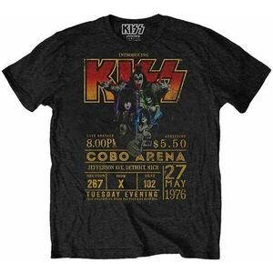 Kiss Ing Cobo Arena '76 Unisex Black 2XL kép