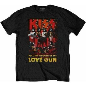 Kiss Ing Love Gun Glow Unisex Black L kép