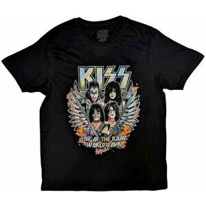 Kiss Ing End Of The Road Wings Unisex Black 2XL kép