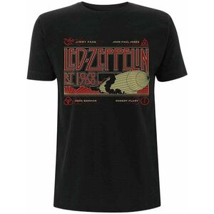 Led Zeppelin Ing Zeppelin & Smoke Unisex Black XL kép