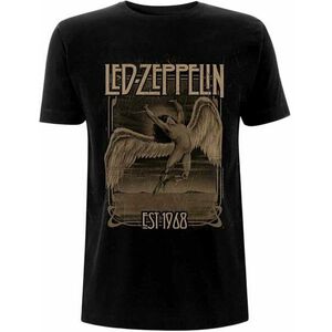 Led Zeppelin Ing Faded Falling Unisex Black 2XL kép