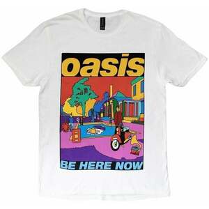 Oasis Ing Be Here Now Illustration Unisex White XL kép