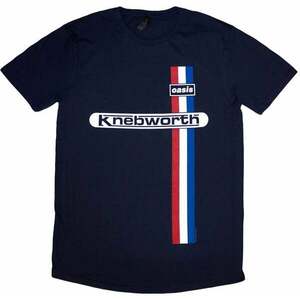 Oasis Ing Knebworth Vertical Stripe Unisex Navy Blue 2XL kép