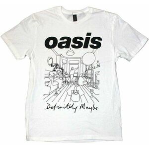 Oasis Ing Definitely Maybe Line Drawing Unisex White S kép