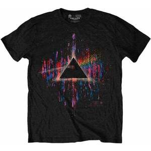 Pink Floyd Ing Dark Side of the Moon Pink Splatter Unisex Black L kép