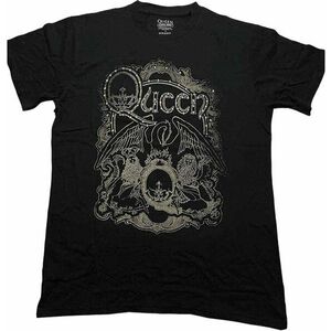 Queen Ing Ornate Crest Unisex Black L kép