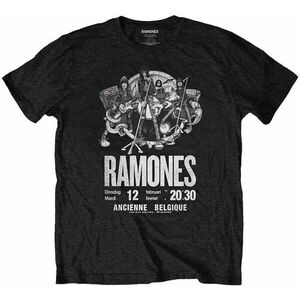 Ramones Ing Belgique Unisex Black L kép