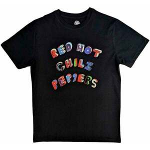 Red Hot Chili Peppers Ing Colourful Letters Unisex Black XL kép