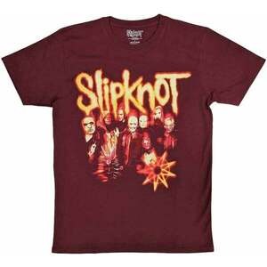 Slipknot Ing The End So Far Group Photo Tribal S Nonogram Unisex Maroon Red XL kép