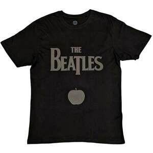 The Beatles Ing Drop T Logo & Apple Unisex Black XL kép