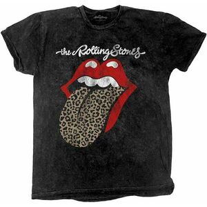 The Rolling Stones Ing Leopard Tongue Unisex Black 2XL kép