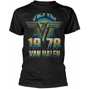 Van Halen Ing World Tour '78 Unisex Black S kép