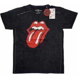 The Rolling Stones Ing Classic Tongue (Wash Collection) Unisex Black XL kép