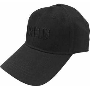 Nirvana Sapka Text Logo Black kép