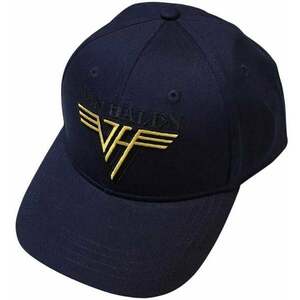 Van Halen Sapka Text & Yellow Logo Navy Blue kép