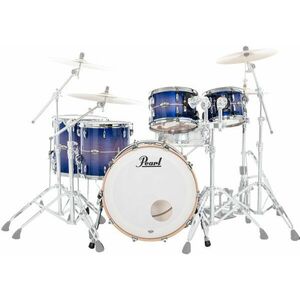 Pearl Professional Series PMX925XSP/C764 Royal Blue Burst Stripe Dobszett kép