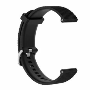 BStrap Silicone Bredon szíj Xiaomi Amazfit Stratos 2/2S/3, black (SHU001C0104) kép