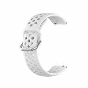 NEOGO SmartWatch Glam / Glam 2 Silicone Dots szíj, White (SGA007C0201) kép