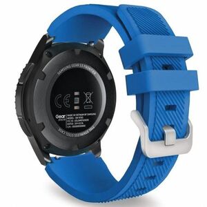 BStrap Silicone Sport szíj Garmin Vivoactive 4, coral blue (SSG006C0505) kép