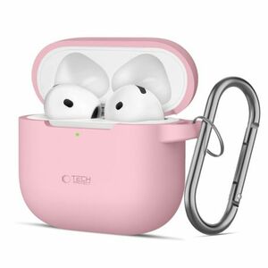 Tech-Protect Silicone Hook tok Apple AirPods 4, rózsaszín kép