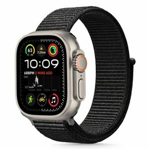 Tech-Protect Nylon szíj Apple Watch 44/45/46/49mm, black kép