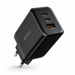 Tech-Protect Multi Port hálózati töltő adapter USB / 2x USB-C QC 65W, fekete kép