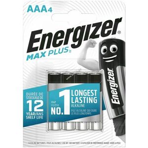 ENERGIZER MAX PLUS AAA, mikro, E92, 4db/csomag - A készlet erejéig! kép