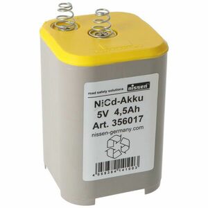 Nissen 4R25 akku, Ni-Cd, 5V, 4.5Ah kép