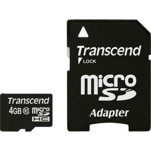 microSDHC 4GB Class 10 TS4GUSDHC10 kép