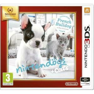 Nintendogs + Cats French Bulldog & New Friends [Nintendo Selects] (3DS) kép