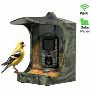 EVOLVEO StrongVision BirdFeeder intelligens madáretető kamerával és szolár panellel kép