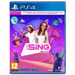 Let’s Sing 2025 mikrofon nélkül - PS4 kép