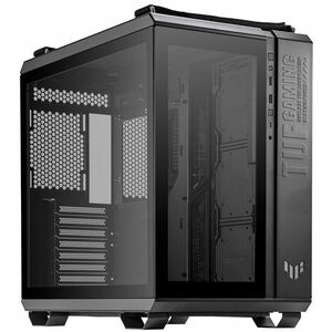 ASUS case TUF GAMING CASE (GT502) TG, Mid Tower, áttetsző oldallap, fekete kép