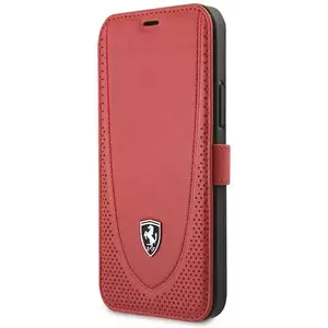 Tok Ferrari FEOGOFLBKP12LRE iPhone 12 Pro Max 6, 7" red book Off Track Perforated (FEOGOFLBKP12LRE) kép