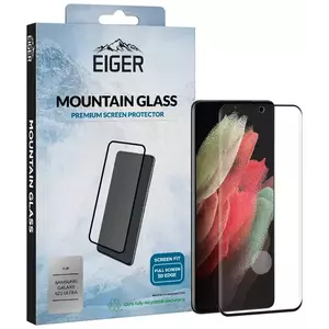 TEMPERED KIJELZŐVÉDŐ FÓLIA Eiger 3D GLASS Case Friendly Tempered Glass Screen Protector for Samsung Galaxy S21 Ultra (EGSP00699) kép