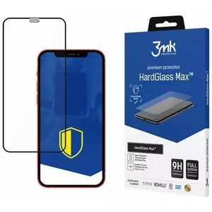 TEMPERED KIJELZŐVÉDŐ FÓLIA 3MK Apple iPhone 12 Max/12 Pro Bl - 3mk HardGlass Max kép