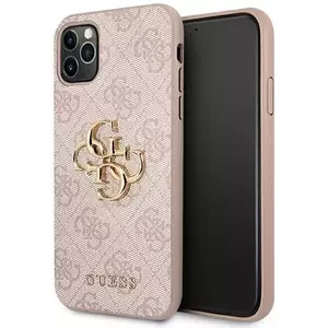 Tok Guess GUHCN584GMGPI iPhone 11 Pro pink hardcase 4G Big Metal Logo (GUHCN584GMGPI) kép